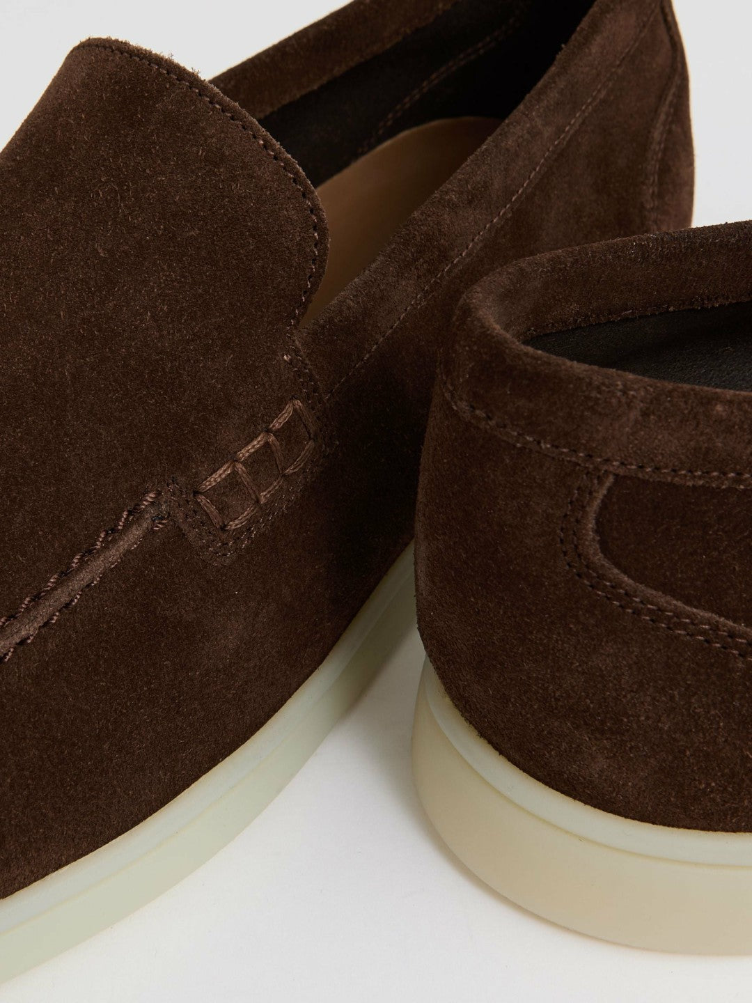 Suede Slip-On Loafers in Chocolate Brown | Reiss Men Recommended