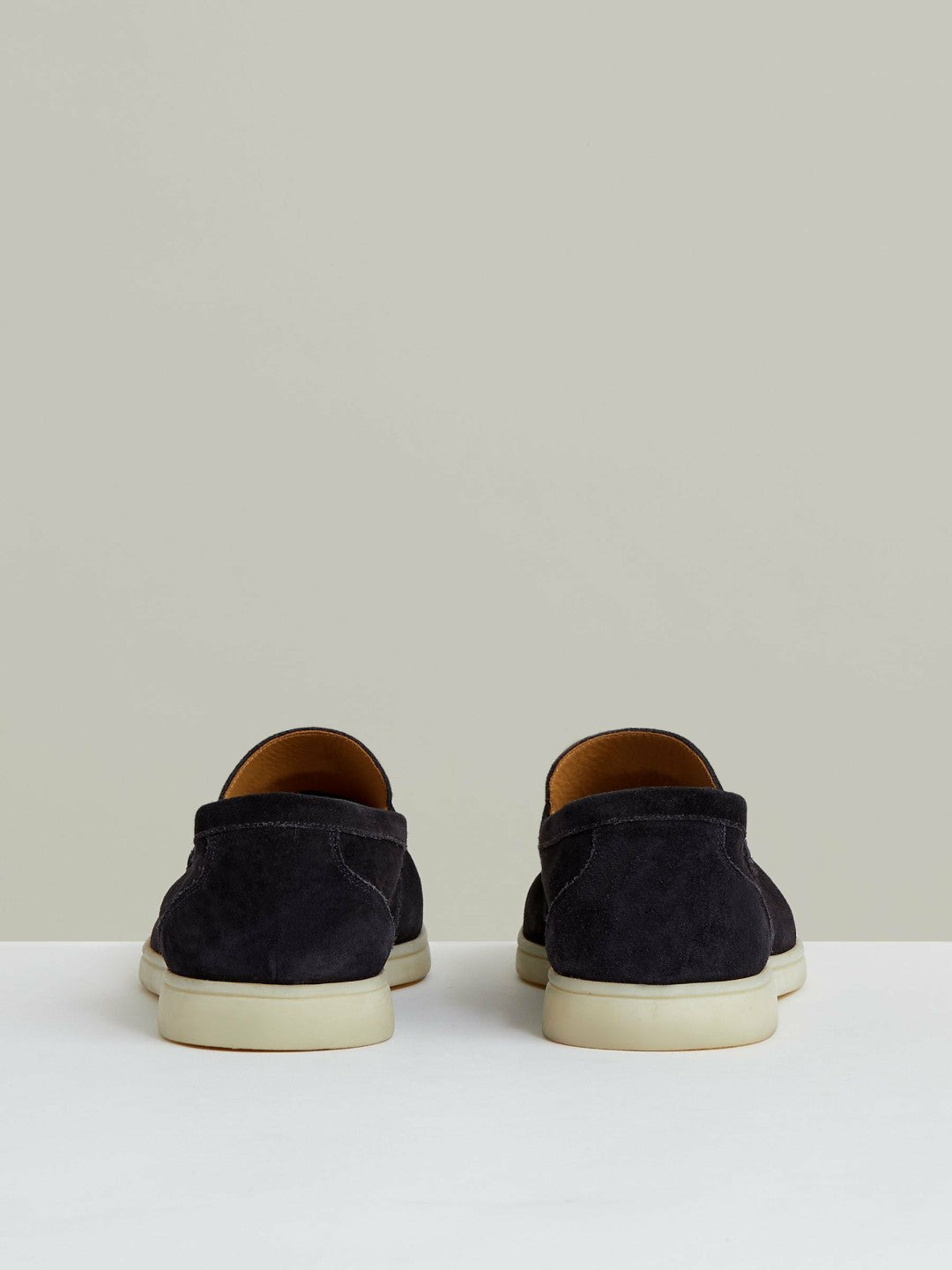 Suede Slip-On Loafers in Navy | Reiss Men Premium