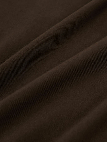 Cotton Crew Neck T-Shirt in Coco Brown | Reiss Men Featured