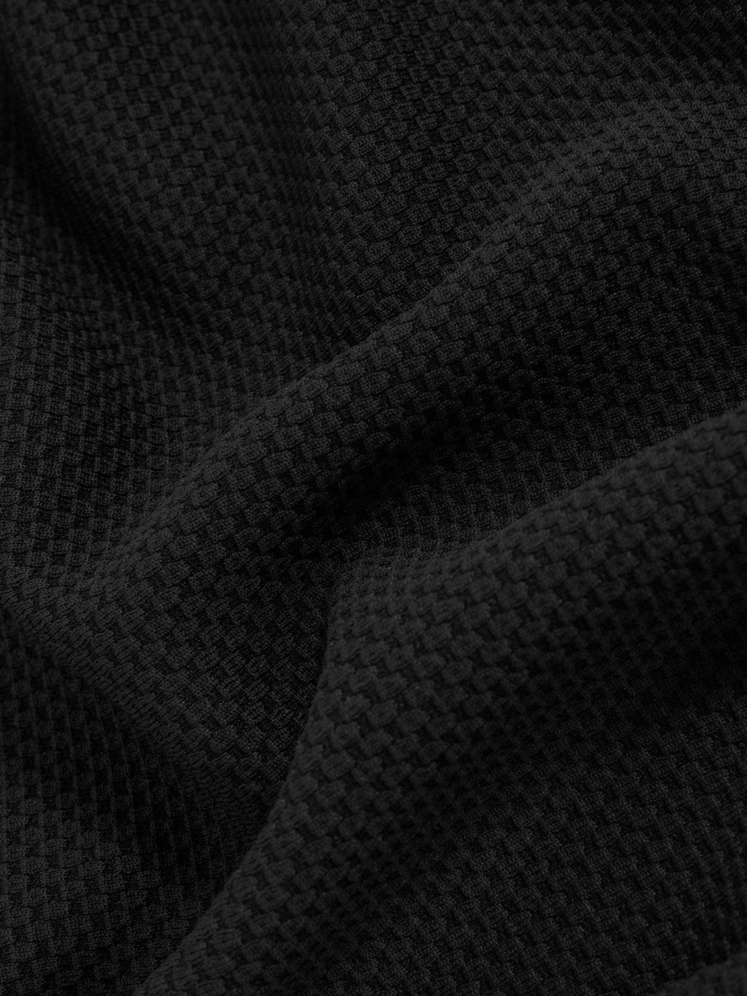Textured Crew-Neck T-Shirt in Black | Reiss Men Featured
