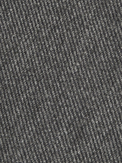 Wool-Silk Textured Tie in Charcoal | Reiss Men Signature