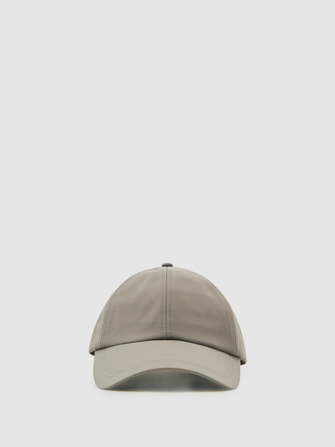 Embroidered Logo Tech Baseball Cap in Mushroom Brown | Reiss Men Trending