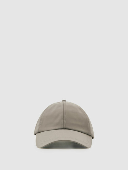 Embroidered Logo Tech Baseball Cap in Mushroom Brown | Reiss Men Trending