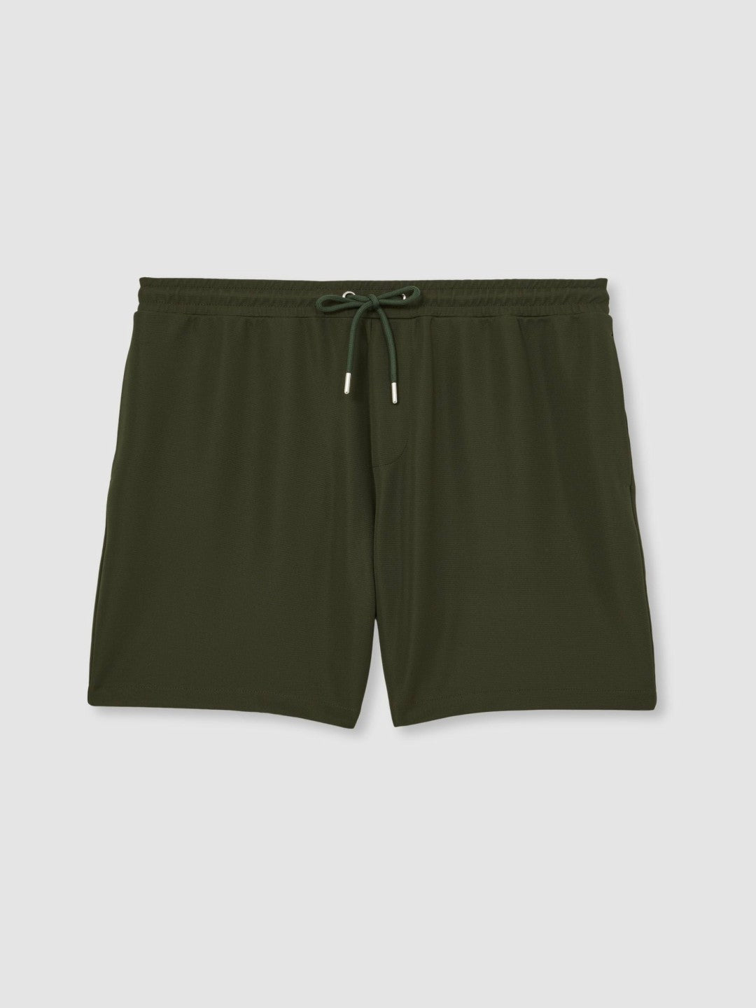 Textured Drawstring Shorts in Green | Reiss Men Trending