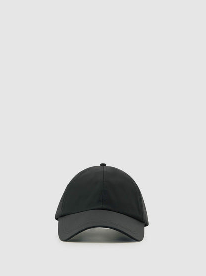 Embroidered Logo Tech Baseball Cap in Black | Reiss Men New