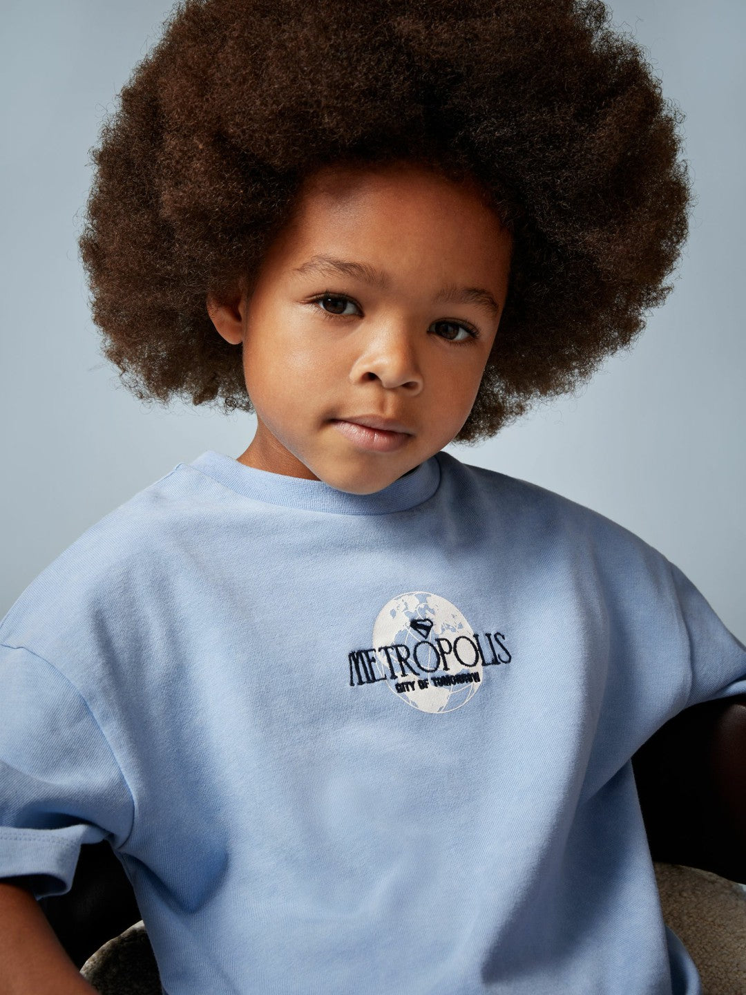 9-13 yrs Superman Metropolis Logo T-Shirt in Light Blue | Reiss Children & Baby New