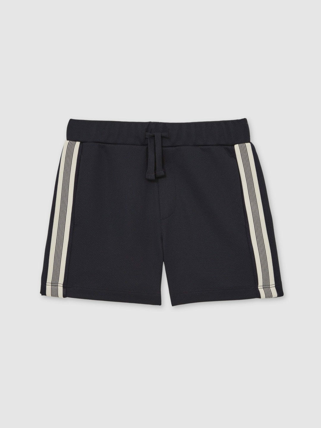 3-9 yrs Side Stripe Textured Shorts in Navy Blue | Reiss Children & Baby New