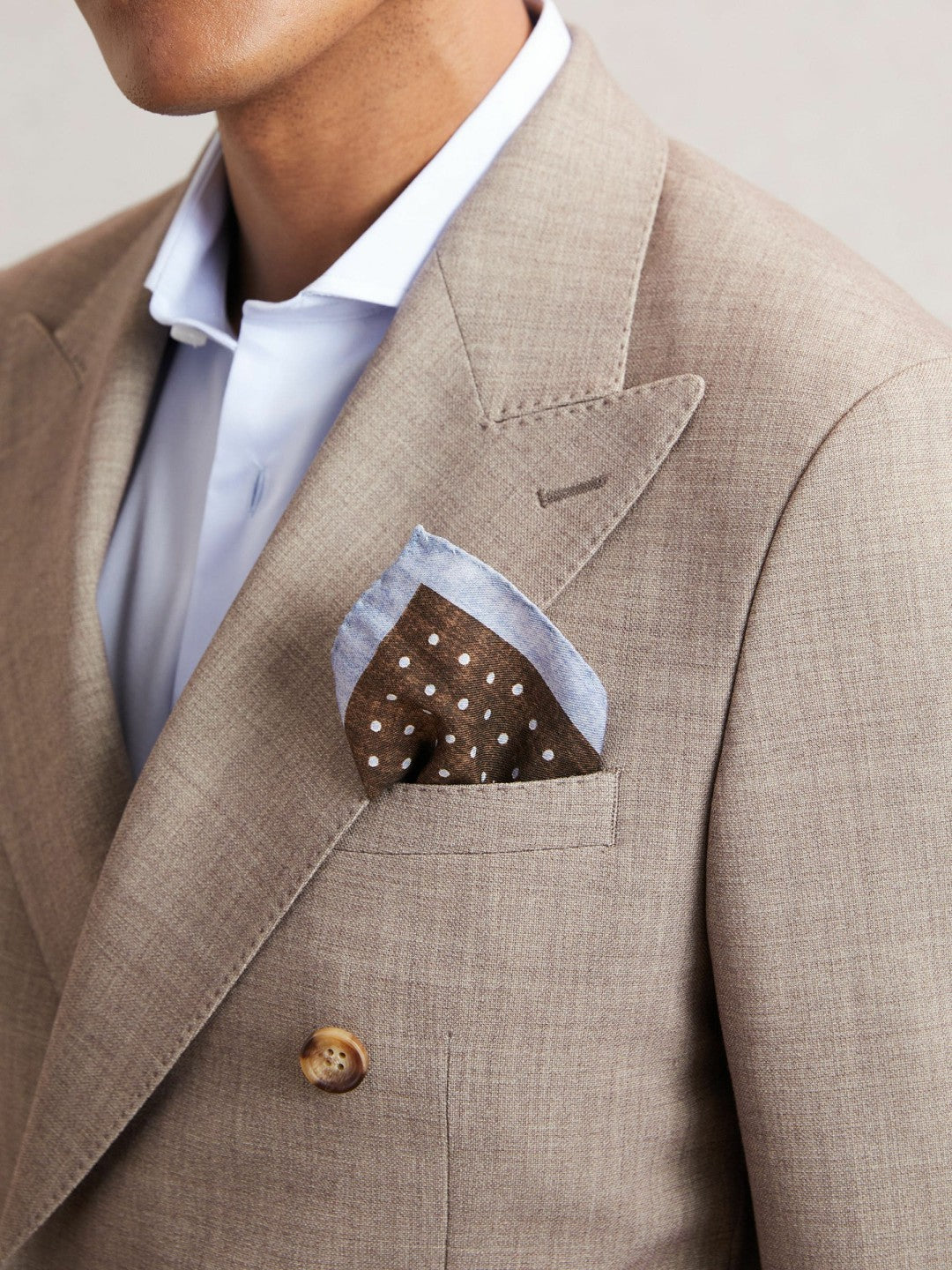 Pocket Squares in Chocolate Brown | Reiss Men New