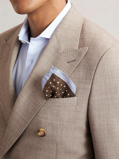 Pocket Squares in Chocolate Brown | Reiss Men New