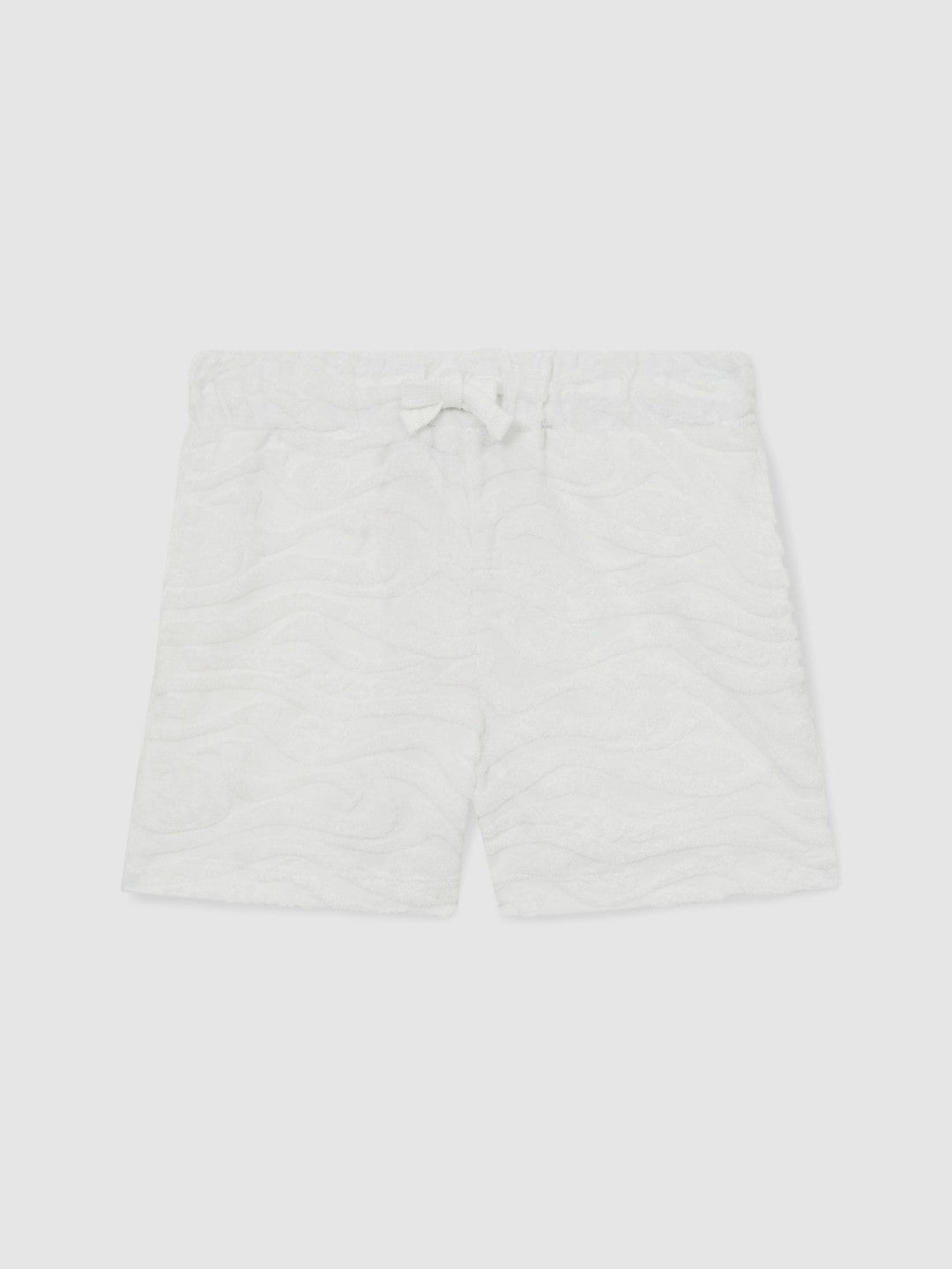 13-14 yrs SmileyWorld Wave Texture Shorts in White | Reiss Children & Baby Signature