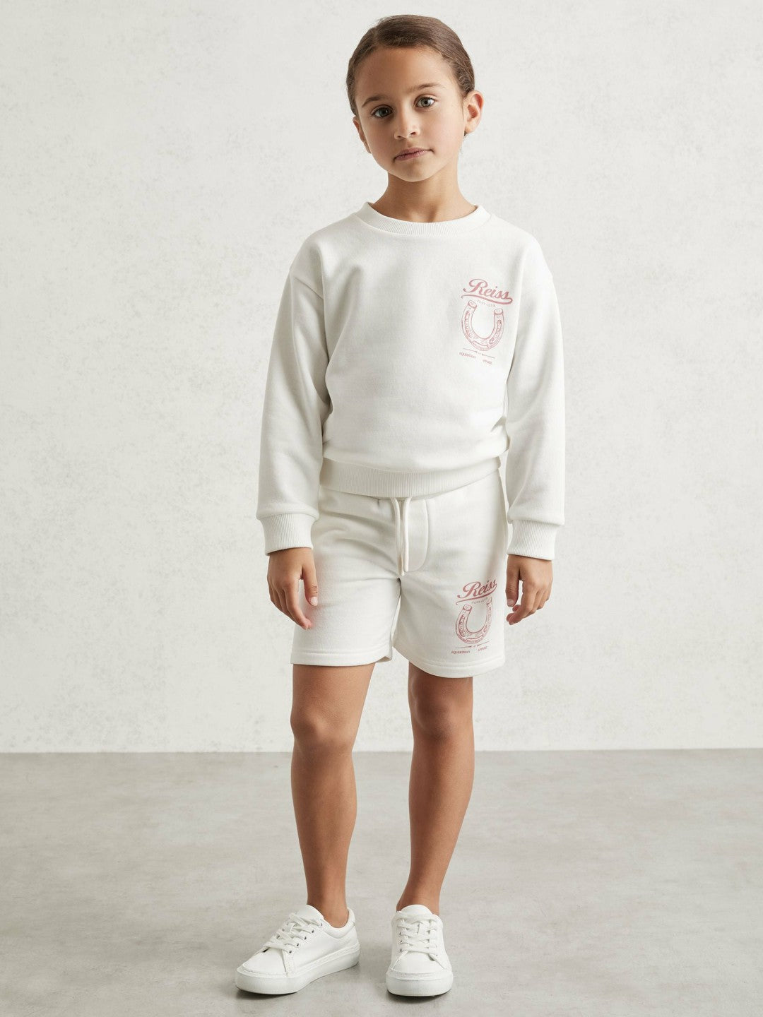 Pony Club Sweatshirt and Shorts Set in Ecru | Reiss Children & Baby Trending