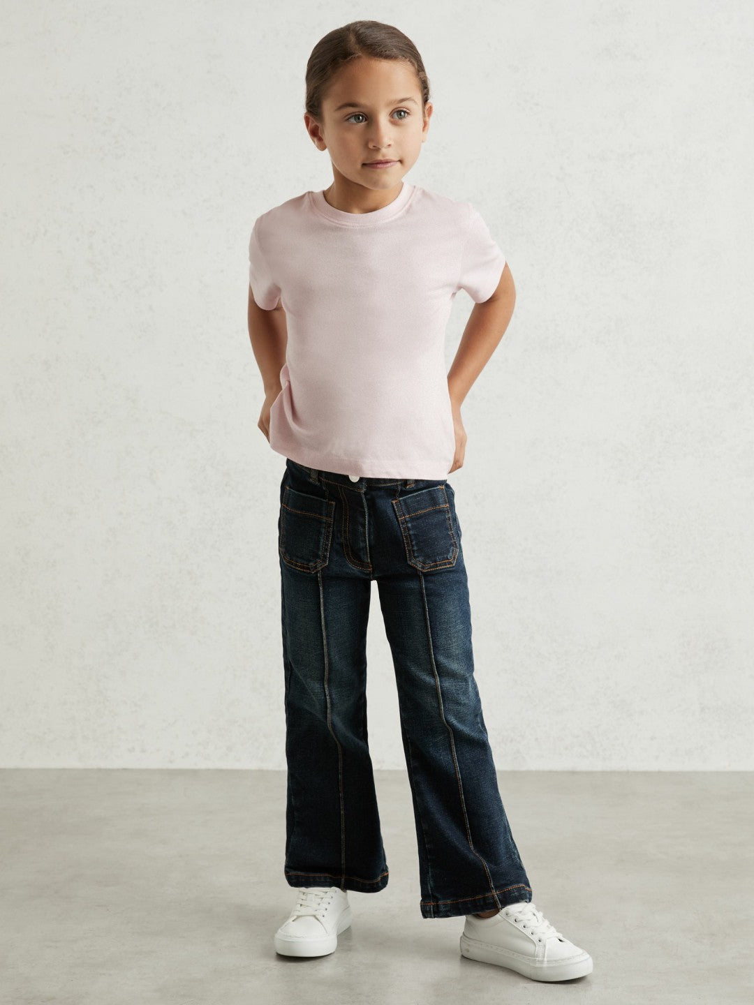 13-14 yrs Cotton Crew Neck T-Shirt in Pink | Reiss Children & Baby Best Seller