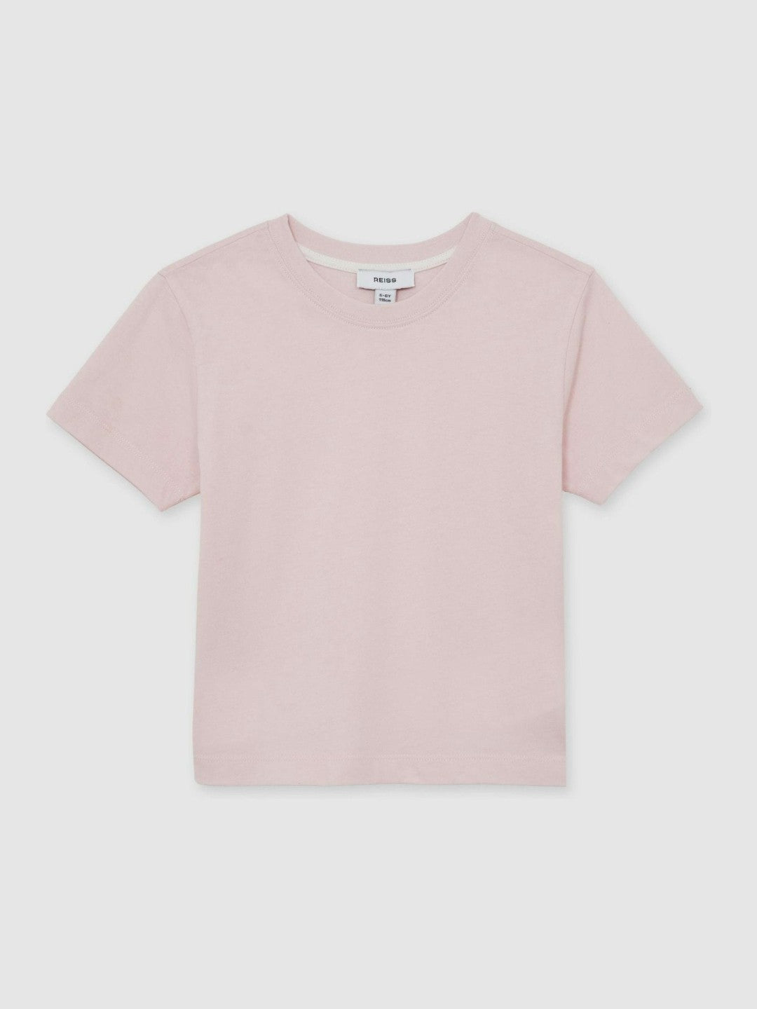 3-9 yrs Cotton Crew Neck T-Shirt in Pink | Reiss Children & Baby New