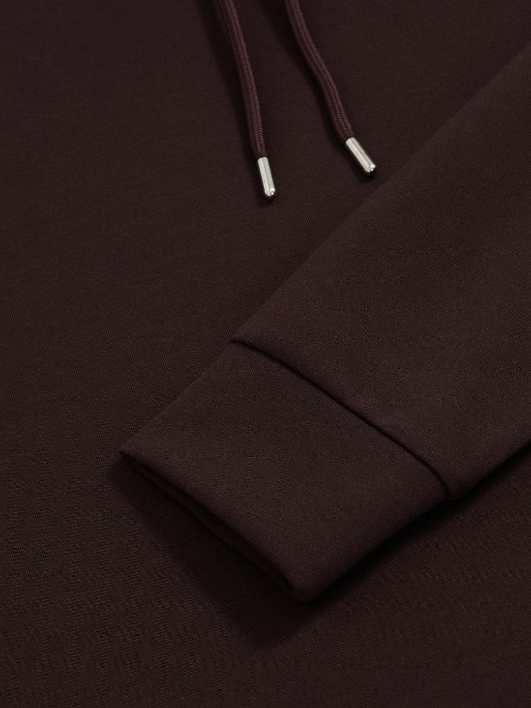 Interlock Jersey Drawstring Hoodie in Cherry Red | Reiss Men Exclusive