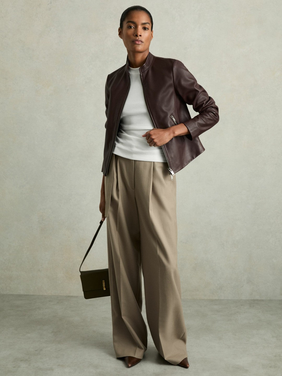 Ribbed Ruched Waist Vest in White | Reiss Women Trending