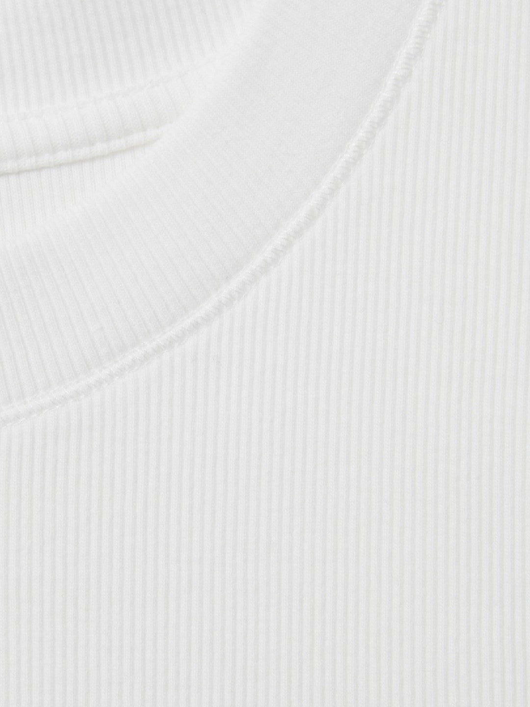 Ribbed Ruched Waist Vest in White | Reiss Women Trending