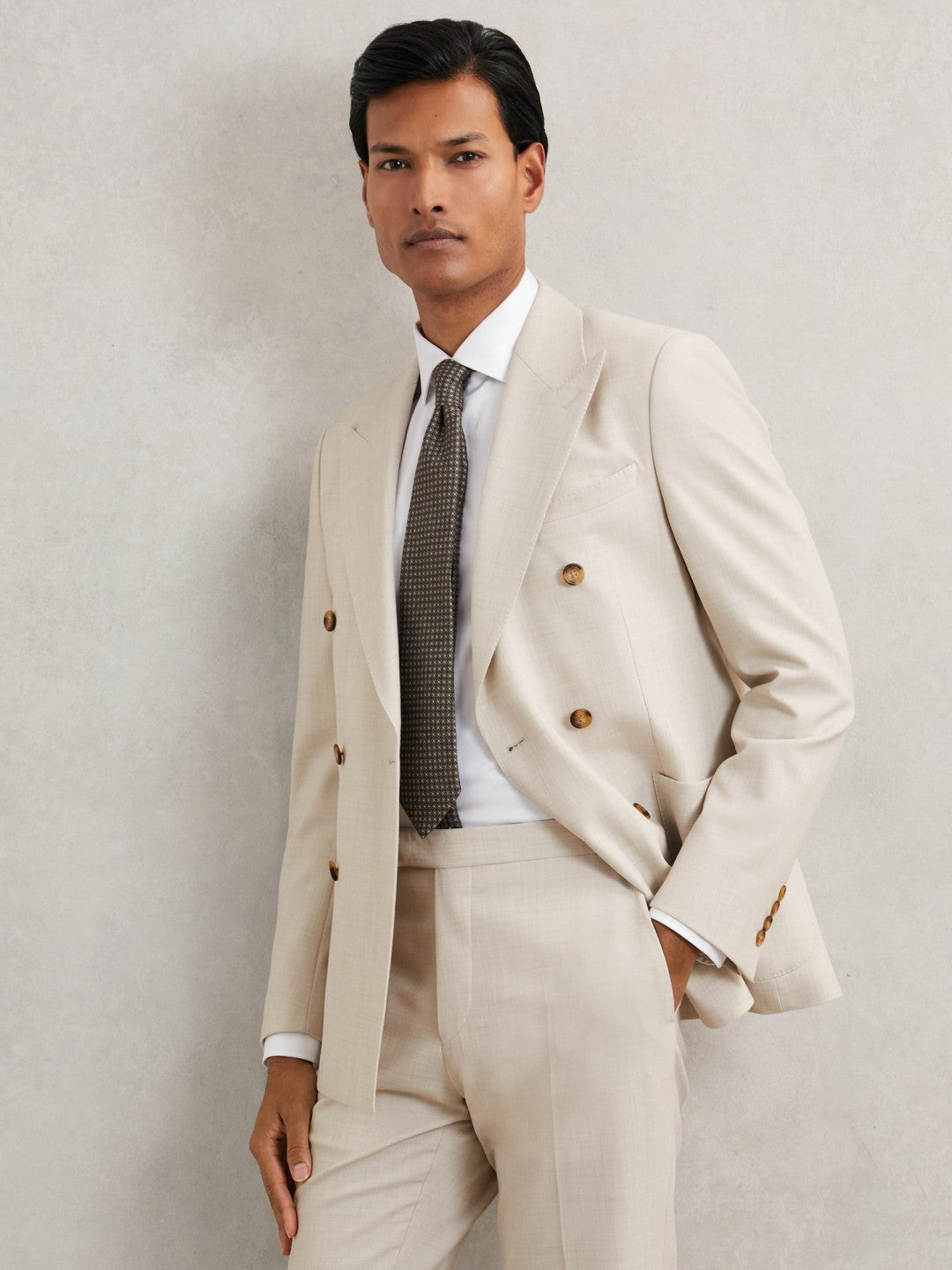Suit Jacket in Stone | Reiss Men New