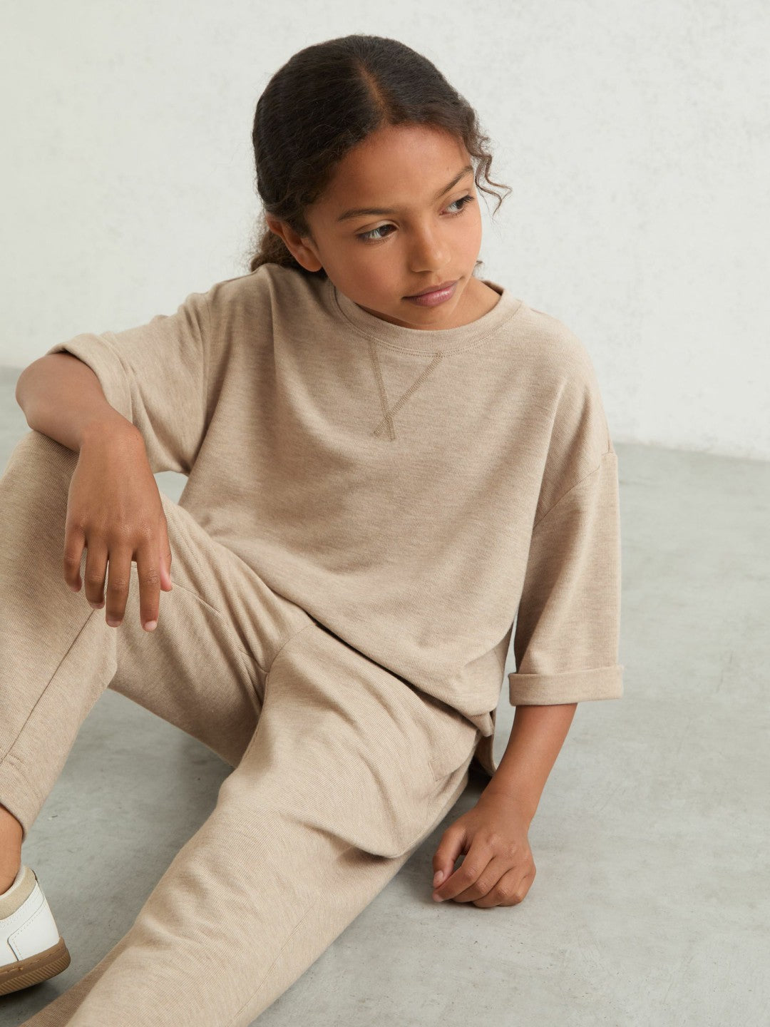 13-14 yrs Top And Trousers Lounge Set in Oatmeal | Reiss Children & Baby Premium