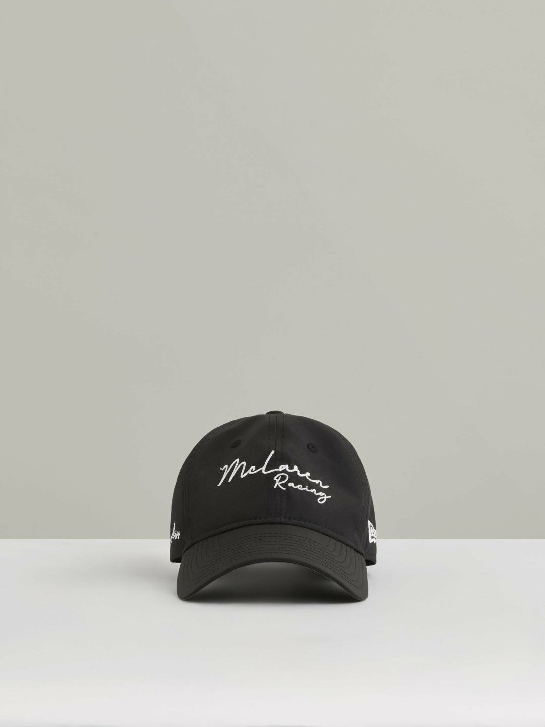 Unisex Fit McLaren Racing Logo Embroidered Cap in Black | Reiss Men Trending