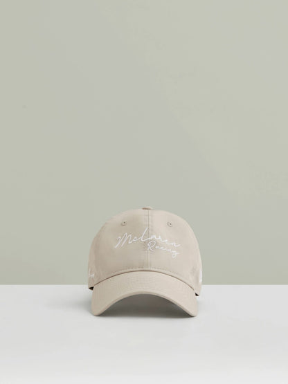 McLaren Racing Logo Embroidered Cap Unisex Fit in Stone | Reiss Men Best Seller