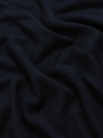 Jersey V-Neck Top in Navy | Reiss Women Recommended