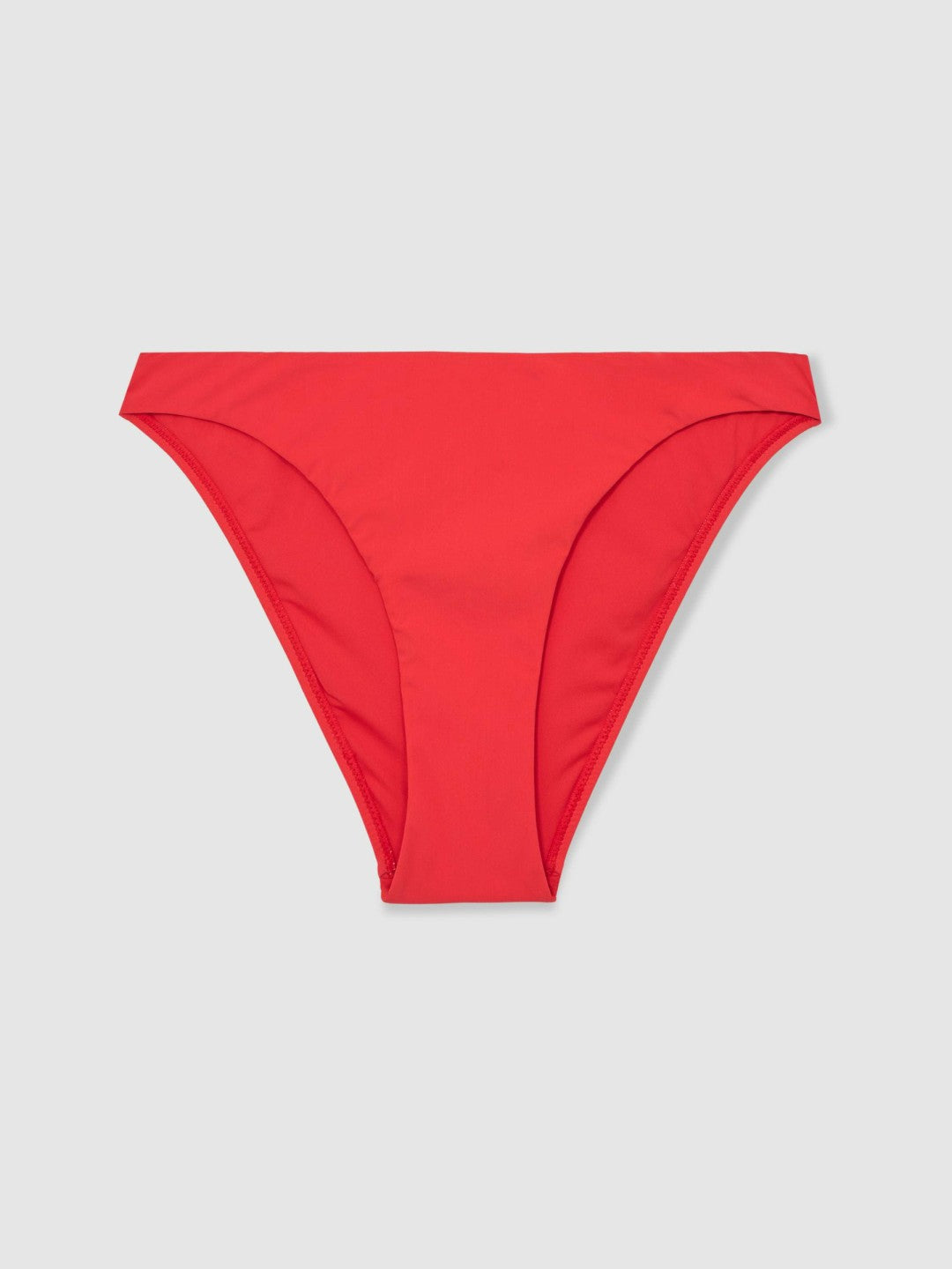 High Cut Bikini Bottoms in Coral Red | Reiss Women Featured