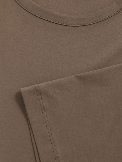 Airwater-Cotton Crew-Neck T-Shirt in Taupe Brown | Reiss Men Best Seller