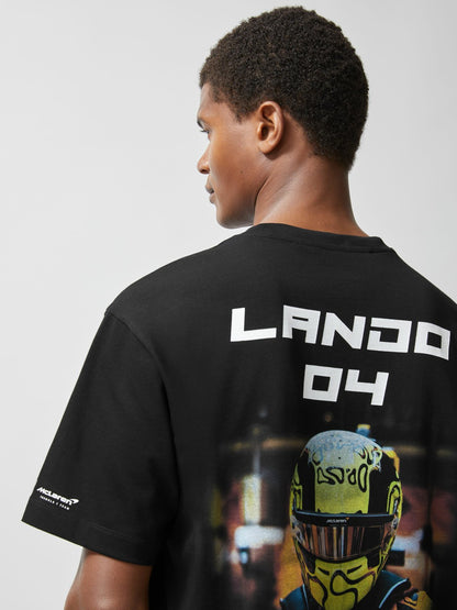 McLaren F1 Team Lando-Print T-Shirt Unisex Fit in Black | Reiss Men New