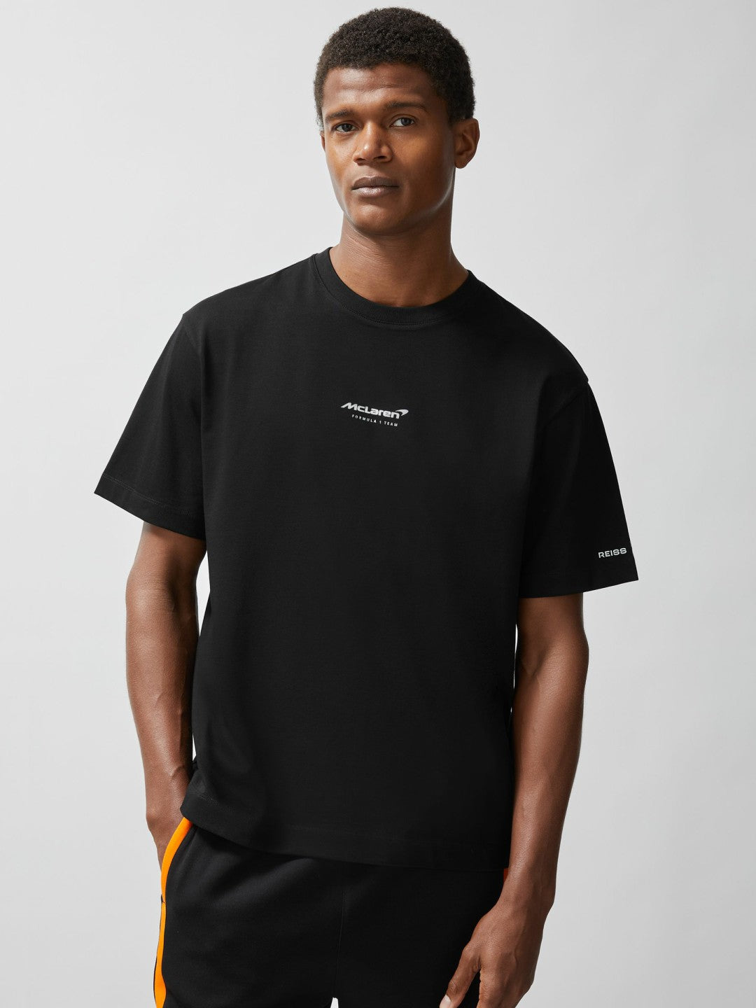 McLaren F1 Team Lando-Print T-Shirt Unisex Fit in Black | Reiss Men New