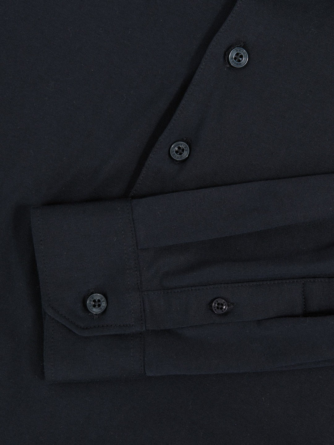 Cotton-Jersey Long Sleeve Polo Shirt in Navy | Reiss Men Recommended