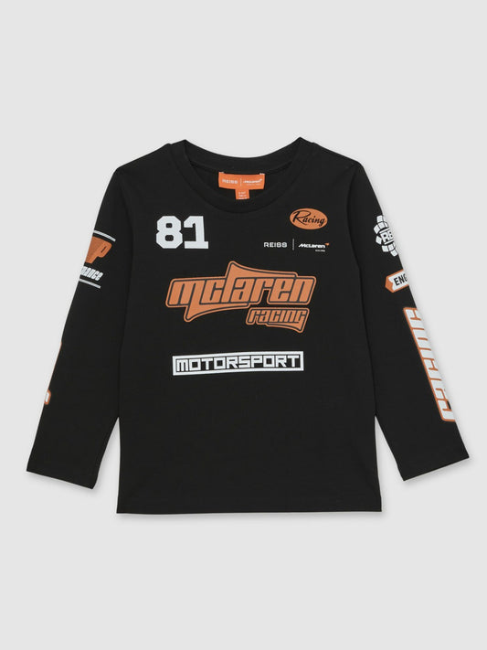 13-14 yrs McLaren F1 Team Cotton Logo T-Shirt Unisex Fit in Black | Reiss Children & Baby Trending