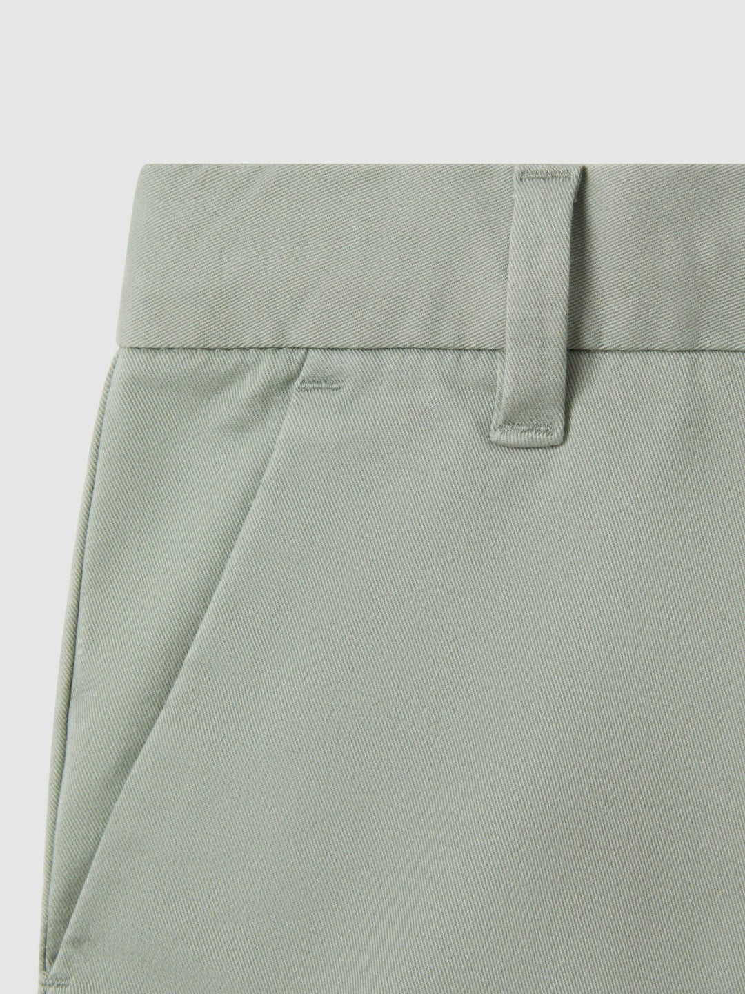 3-9 yrs Cotton Chino Shorts with Stretch in Pistachio | Reiss Children & Baby Featured