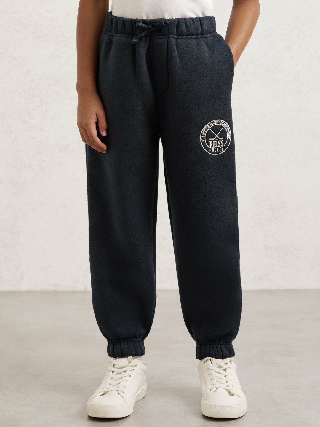 9-13 yrs Hockey Joggers in Navy | Reiss Children & Baby Trending