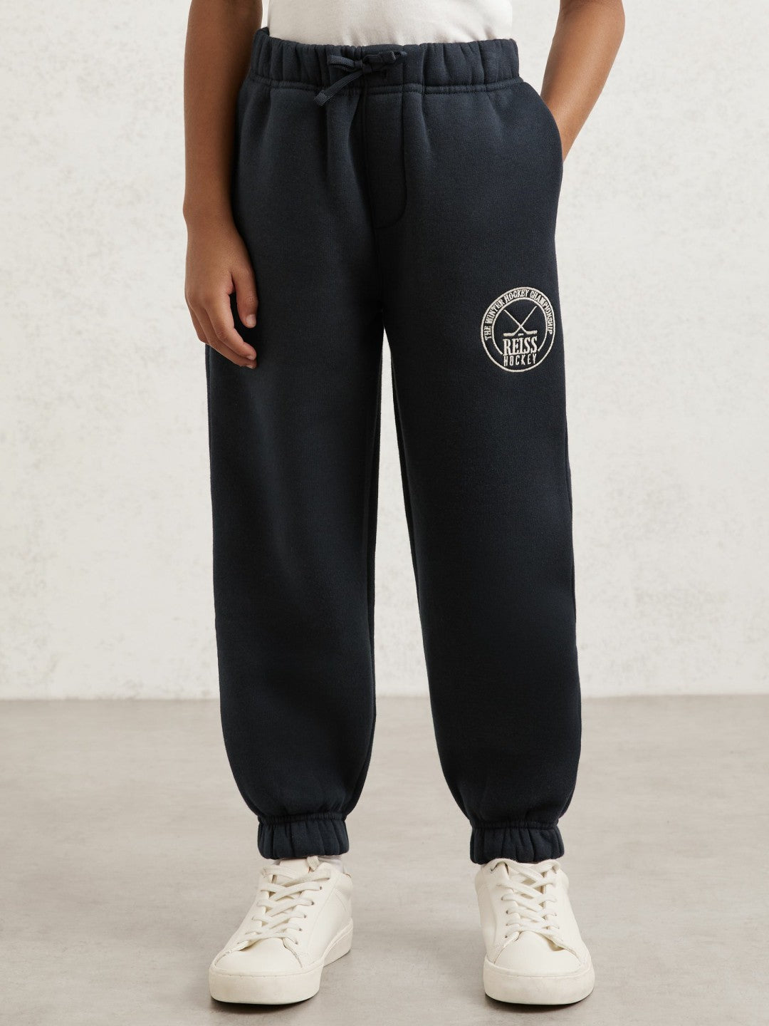 3-9 yrs Hockey Joggers in Navy | Reiss Children & Baby Featured